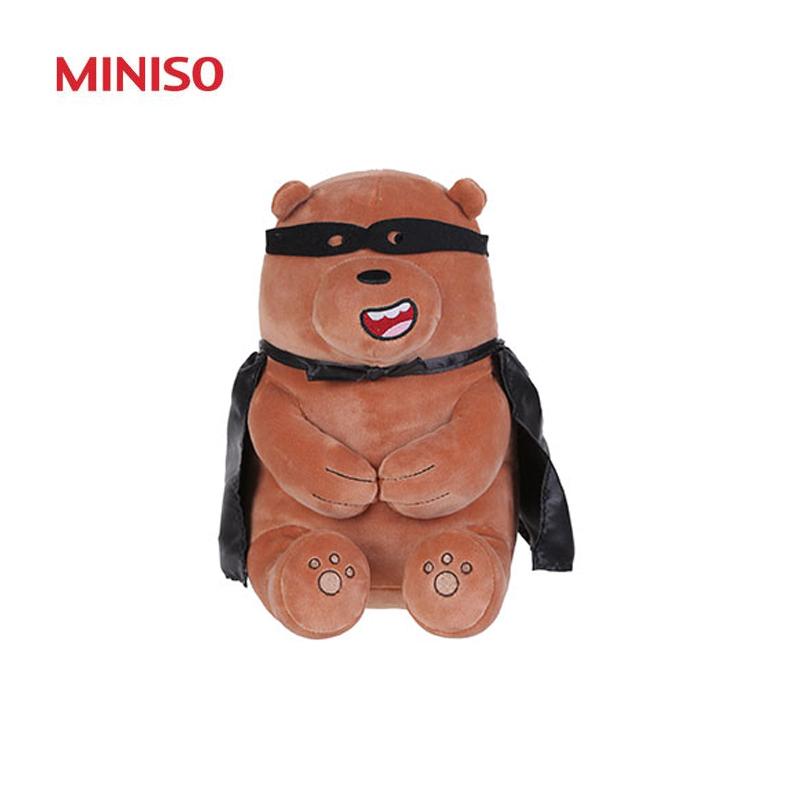 Miniso We Bare Bears Halloween Plush Grizz (small)?2007280111103